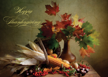 Classic Bounty Thanksgiving Card
