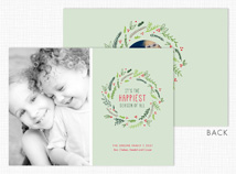 "The Happiest Season" Flat 2 Photo Holiday Card
