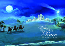 To The Manger Christmas Cards