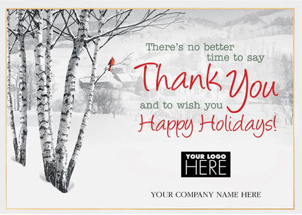 Perfect View Holiday Logo Cards