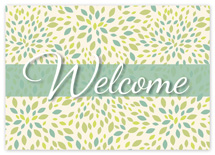 Burst of Excitement Welcome Cards