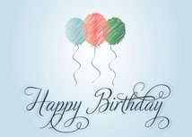 Three of A Kind Birthday Greeting Cards